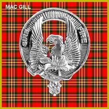MacGill Scottish Clan Badge, Pewter