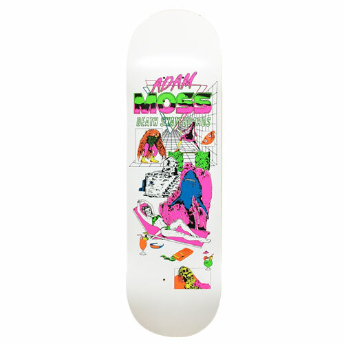 Adam Moss Shark Pro deck - Death Skateboards 8.5 " with grip 