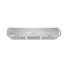Empava 36 In. Ducted Under Cabinet Range Hood with Push Button Controls-3 Speeds