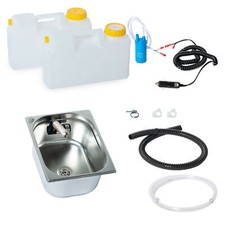 12V Camping Sp&uuml;le Bausatz Waschbecken Sp&uuml;lbecken Mercedes Sprinter Vito Transit