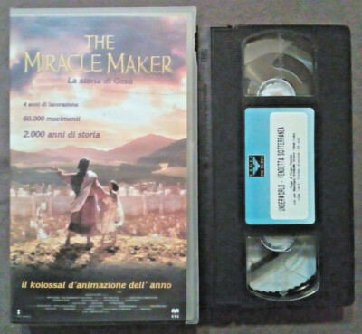 Vhs Film Ita Storico The Miracle Maker La Storia Di Gesu' Videocassetta (V2)