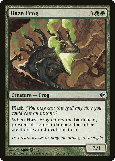 1x Haze Frog - NM English MTG - Rise of the Eldrazi | eBay