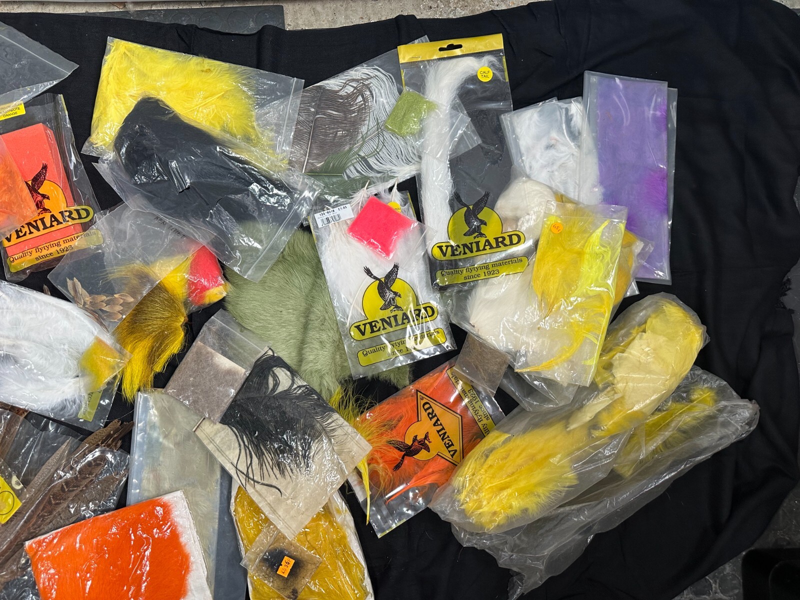 Fly Tying Materials Joblot Collection Mixed Colours Flys Flies eBay