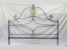 Tête De Lit Matrimoniale En Fer Forgé Artisanal Vintage Design 52 CH