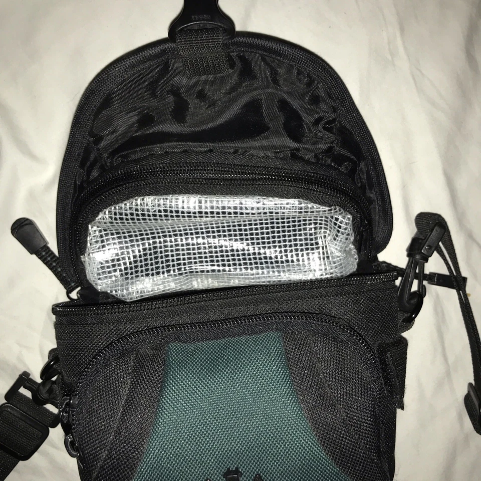 M Rock Rocky Mountain Camera Bag Pouch Black Multi Compartment w Waterproof Hood - Image 3 of 3