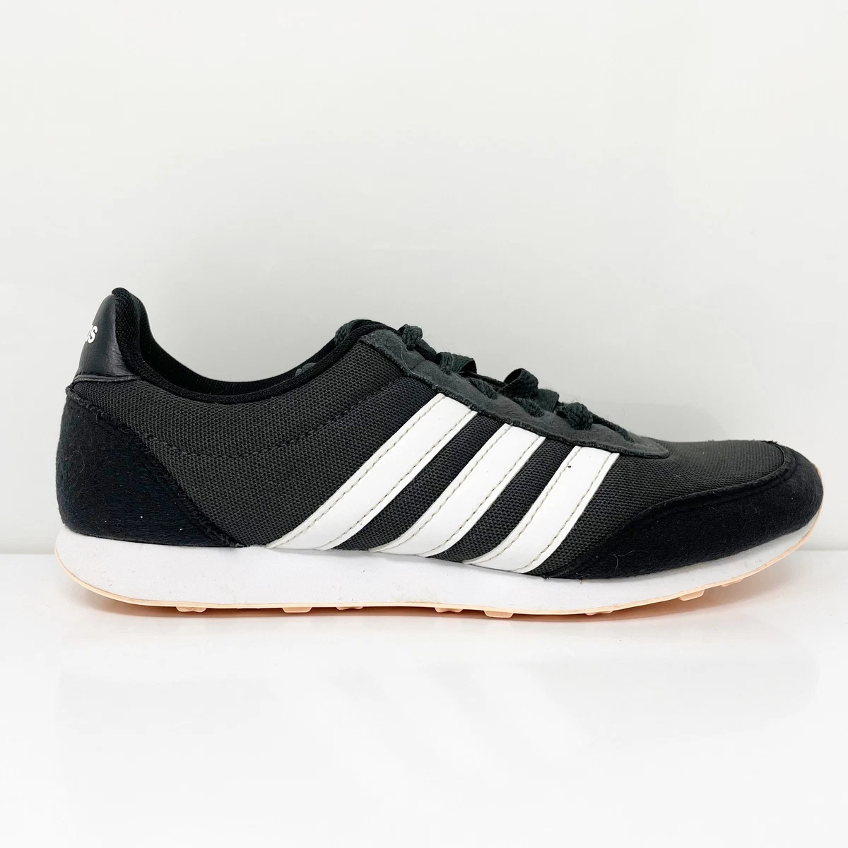 Adidas Womens V Racer 2 DB0432 Black Casual Shoes Sneakers Size 6