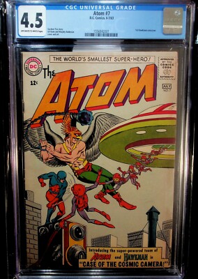 THE ATOM #7 Hawkman GIL KANE 4.5 CGC