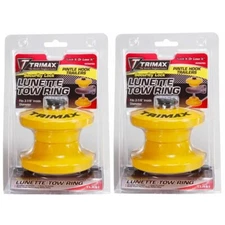 2 Trimax Locks Lunette Tow Ring Trailer Lock - Pintle and Hook Ring Lock - TLR51