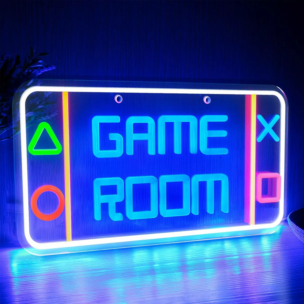 Gaming Neon Sign, Gamer Room Decor for Boys,16''x 11'' LED Neon Lights  Signs - Wall Decor for Bedroom Aesthetic, Video Game Room Accessories -  Best Gamer Gifts for Kids 