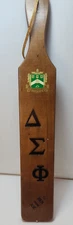 RARE Vintage 1990's Alpha Theta Chapter Fraternity Paddle U OF M