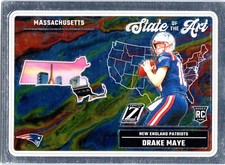 2024 Panini Zenith - Rookie Drake Maye State of the Art #18 (RC) Patriots