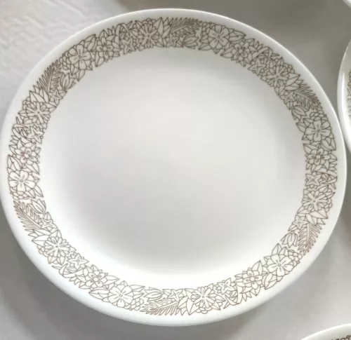 VINTAGE Corning Ware PYREX Corelle Woodland 13-piece Dish set MILK GLASS