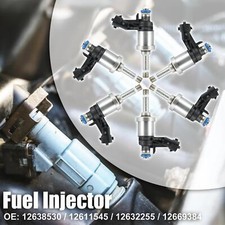 6x Injektor Auto Einspritzdüse Einspritzventil 12638530 für Buick für Chevrolet