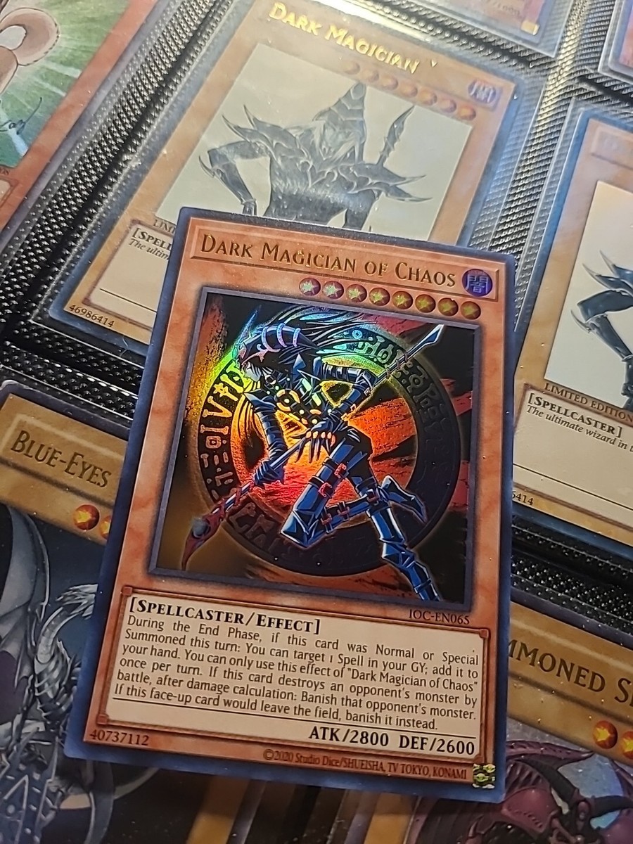 YUGIOH Dark Magician of Chaos IOC-EN065 25th Anniversary Ultra
