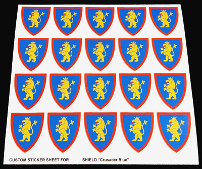 Custom Sticker for Shield Replacement Sticker for Shield Castle Knights