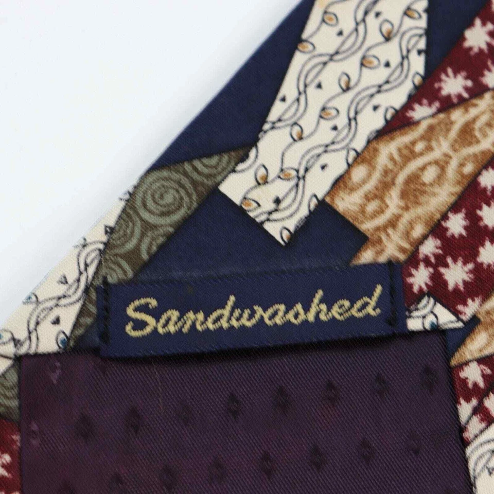 Corbata Harve Benard, de Benard Holtzman 100 % seda abstracta Foto 3 de 4