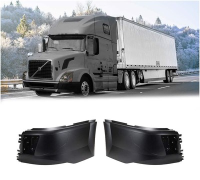 2PK Right & Left Bumper End w/ Fog Lamp Hole Replace 82741342, 82741340