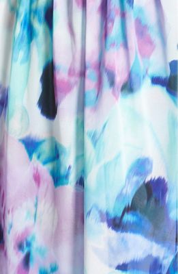 Robe Maxi Eliza J - Imprimée Crêpe De Chine - Taille 4 - Neuf Sans étiquettes