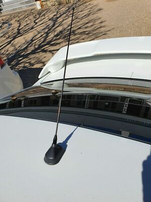 15'' Black Stainless Antenna Mast Power Radio for MITSUBISHI LANCER 2008-2017 New