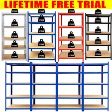 5 Tier Boltless Industrial Racking Garage Shelving Storage Shelf Heavy Duty Bay