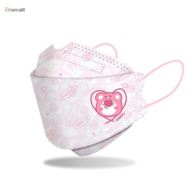 3D three-dimensional willow leaf shaped disposable protective mask printed ccccc