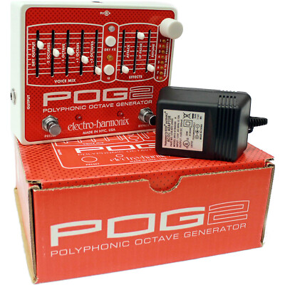 Electro-Harmonix EHX POG 2 Polyphonic Octave Generator Effects Pedal