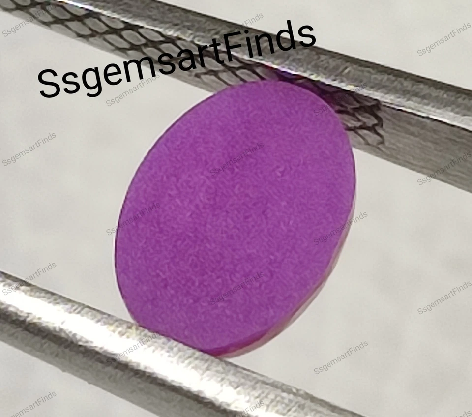 Lab Created ruby Lindy Star oval shape cabs loose gemstone for  jewelry making - Image 4 of 4