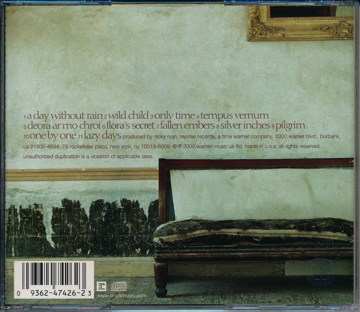 A Day Without Rain by Enya CD 2000 Warner Bros. 93624742623| eBay