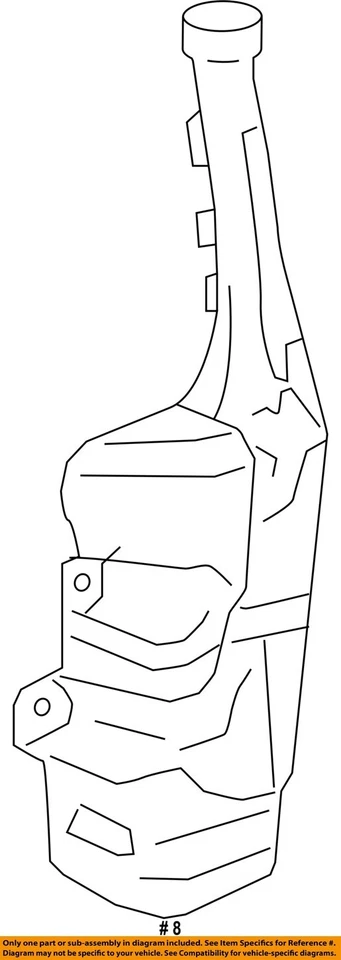 Used Washer Fluid Reservoir fits: 2014 Chevrolet Camaro Grade A - Image 4 of 4