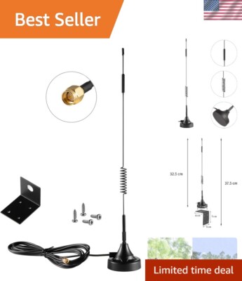 Universal Magnetic Base Receiver Antenna for GTO Mighty Mule Smart Gate Openers