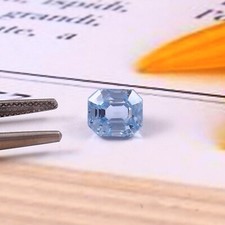 8x7 MM - AAA Premium Quality Brazilian Aquamarine Loose Radiant Cut Gemstone