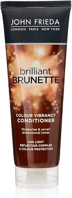 John Frieda Brilliant Brunette Colour Protecting Moisturising Conditioner 250ml