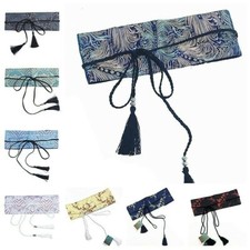 Jacquard Wide Obi Belt Embroidered Waistband Japanese Kimono Yukata Corset