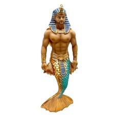December Diamonds 55-55467 Pharaoh Nohedidn't Merman Ornament, 7 Inches
