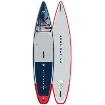 Aqua Marina Hyper 12'6'' Touring-SUP iSUP Aufblasbares Stand Up Paddling Navy - Bild 1 von 4