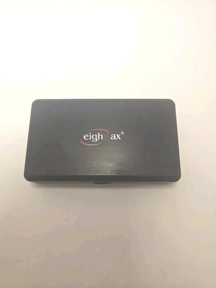 Báscula de bolsillo digital negra WeighMax W-SM650 1x Scale | Cubierta protectora | 650G Foto 2 de 3