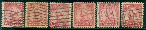 SCOTT # 689, GENERAL VON STEUBEN, GEBRAUCHT, 6 BRIEFMARKEN, TOP PREIS!