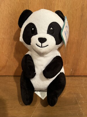 Panda Plush Toy NWT New w/ Tag Jazwares Black White