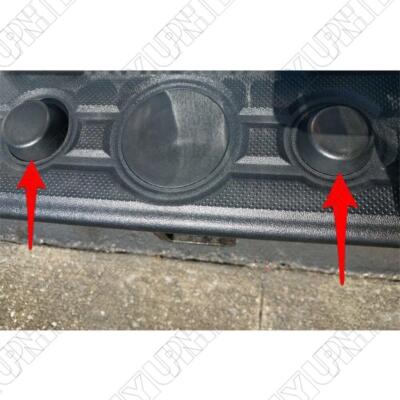 2PCS Car Rear Bumper Dome Bolt Cover For Toyota Tacoma Tundra 05-15 PT22834000BK