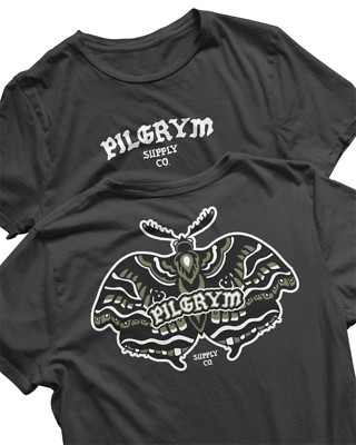 Wayward Moth Shirt | Vintage Grunge Tee | Pilgrym Supply Co. | Nocturnal Moth
