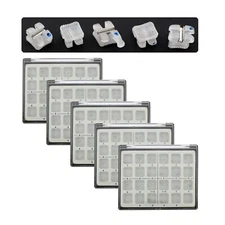 Orthodontic Metal Slot Ceramic Bracket Aesthetic MBT 022 3W/H 5-5 3M Clarity