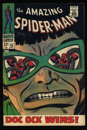 Amazing Spider-Man #55 FN+ 6.5  Doctor Octopus Appearance! Marvel 1967