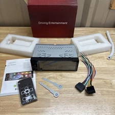Single Din CarPlay Stereo Receiver: CA-63 Receiver Free Shipping! New Open Box