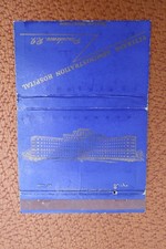 VA HOSPITAL PROVIDENCE RI VINTAGE MATCHBOOK COVER AD