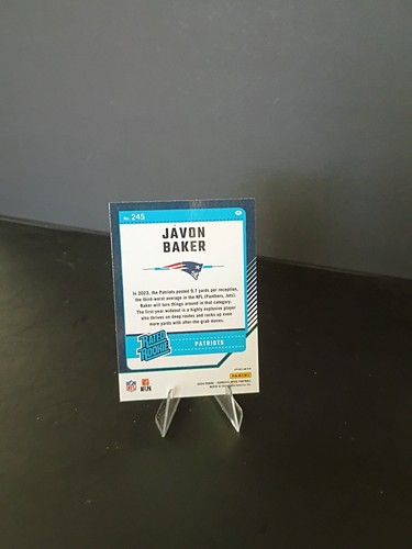 PANINI DONRUSS OPTIC JAVON BAKER 2024 CLASIFICACIÓN NOVATO PÚRPURA SHOCK PRIZM - Imagen 2 de 2