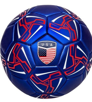 Western Star Soccer Ball USA - Official Match Grade Balls 4, Navy Blue 