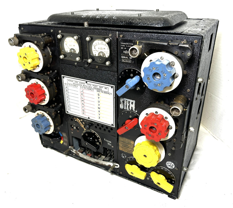 WW2 T1154 Radio Transmitter British AM RAF Vintage Aircraft Ham Comm Equipment