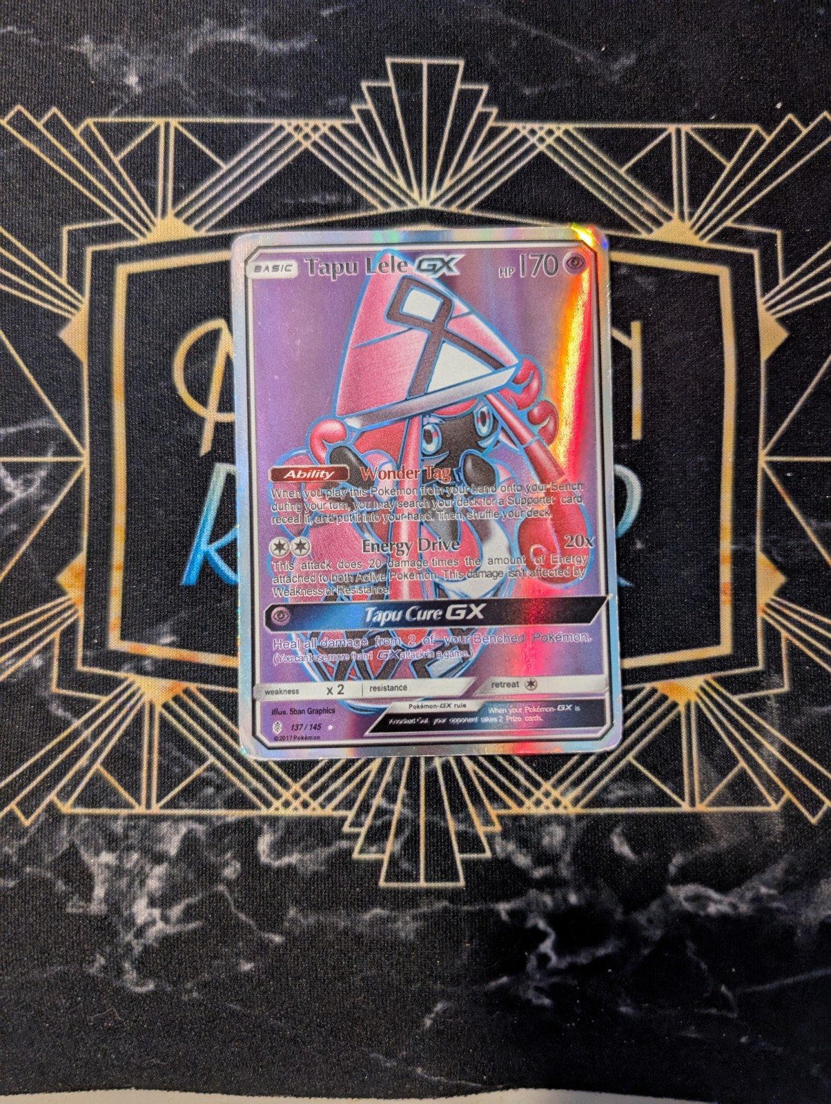 Tapu Lele GX (Full Art) 137/145 Sm-Guardians Rising Holo