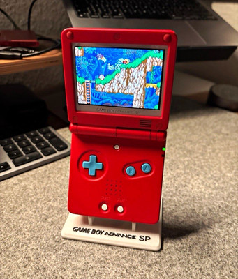 Nintendo Game Boy Advance SP Rot Handheld-Konsole IPS