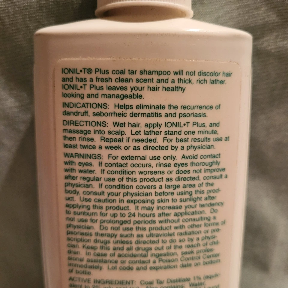 Champú terapéutico de alquitrán de hulla Ionil T Plus 8 fl oz  Foto 3 de 4